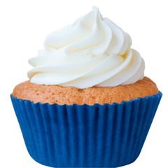 FORMINHA MINI CUPCAKE AZUL ROYAL N02 LISA MAGO 45UN