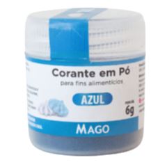 CORANTE EM PO PARA FINS ALIMENTICIO AZUL MAGO 6G