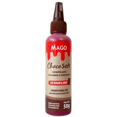 CORANTE CHOCO SOFT GEL VERMELHO MAGO 50G