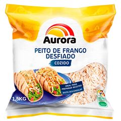 FRANGO COZIDO DESFIADO CONG AURORA 1,5KG