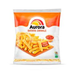 BATATA PALITO CRINKLE PREFRITAS CONG AURORA 2KG