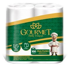 PAPEL TOALHA GOURMET 2X50FLS 19CMX19CM
