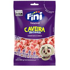 BALA GELATINA CAVEIRA RECHEADA FINI 250G