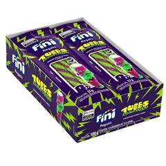 BALA GELATINA TUBES BOO MACA VERDE E LIMAO ACIDO FINI 12X15G