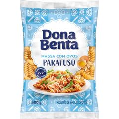 MACARRAO PARAFUSO COM OVOS DONA BENTA 500G