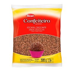 CONFEITO ESCAMA CROCANTE CHOCOLATE  HARALD 500G
