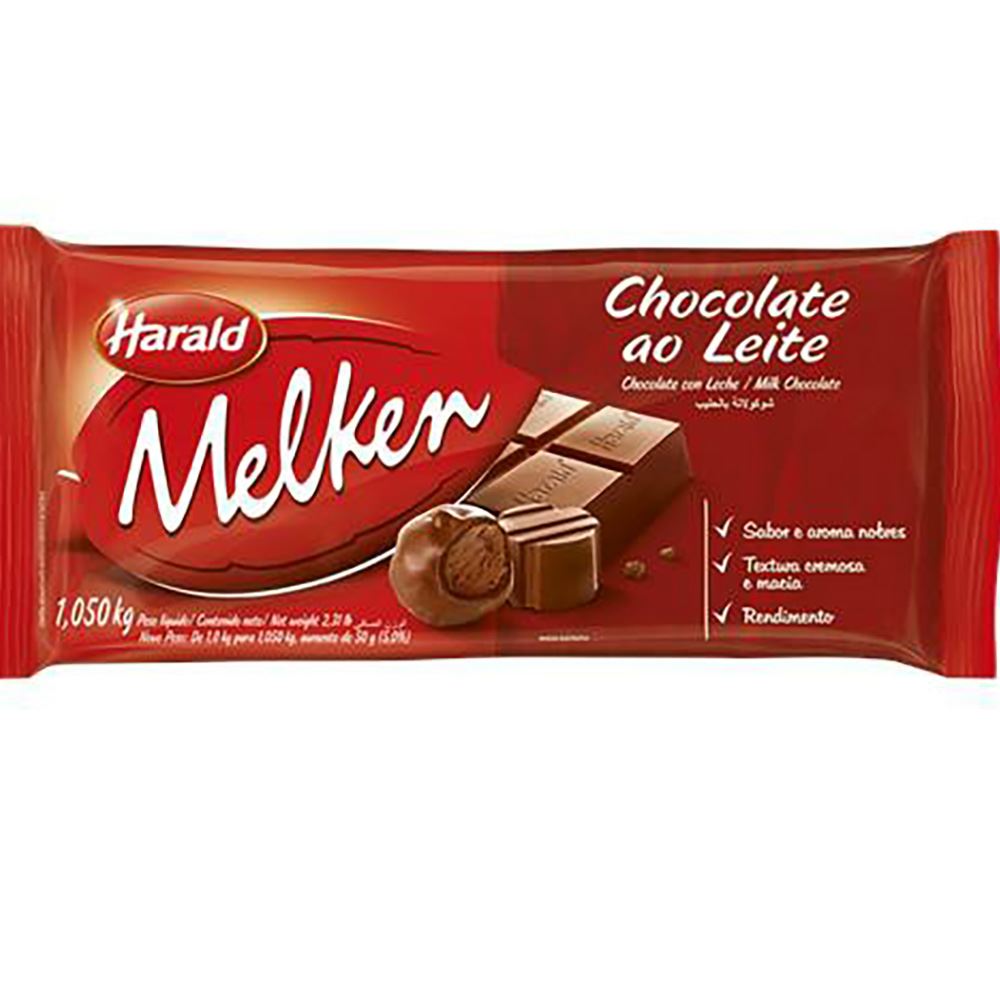 CHOCOLATE MELKEN AO LEITE 1,10KG Fortali