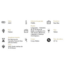 PAUL MAS SYRAH (PAUL MAS) 750ML