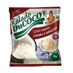 FLOCOS DE COCO ÚMIDO E ADOÇADO DUCOCO PACOTE 1KG