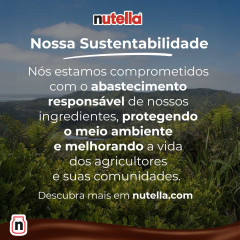 NUTELLA CREME DE AVELÃ COM CACAU, 650G