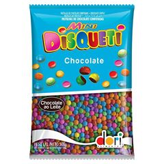 MINI DISQUETI DE CHOCOLATE COLORIDOS DORI 500G