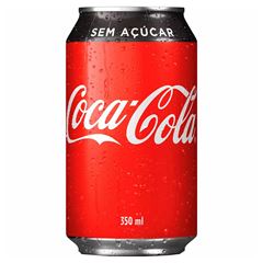 REFRIGERANTE COCA-COLA ZERO LATA 350ML